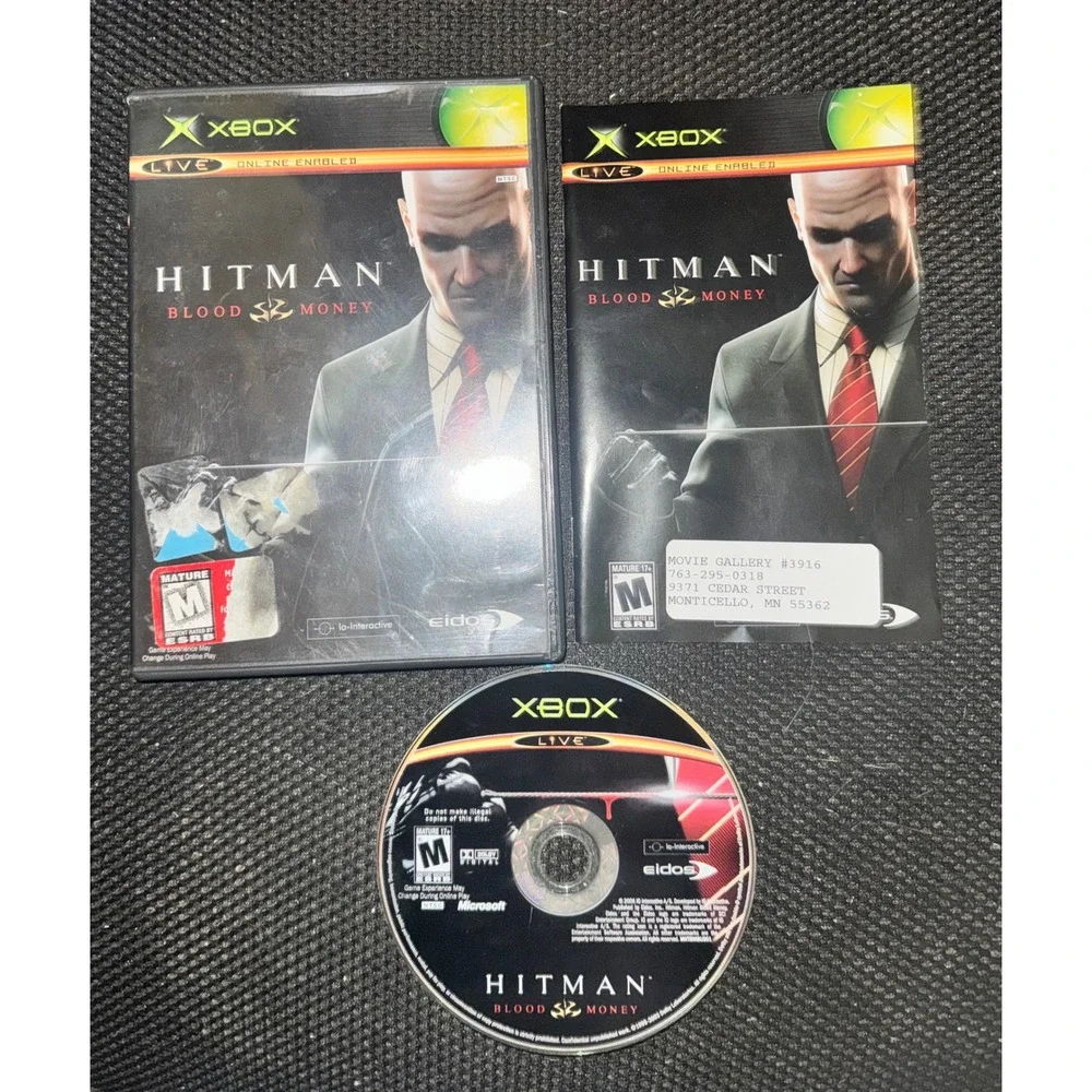 Hitman Blood Money Xbox Live CIB